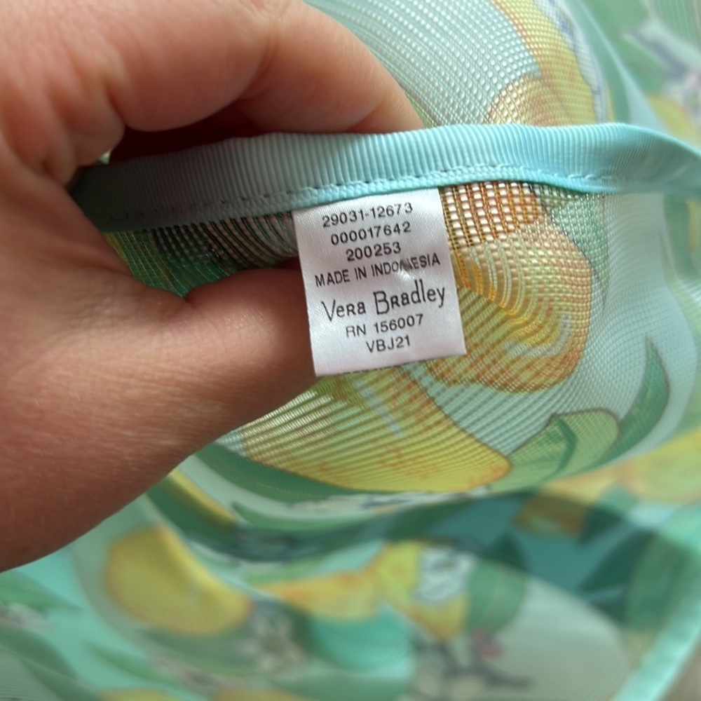 Vera Bradley Mesh Summer Tote - Picture 3 of 3